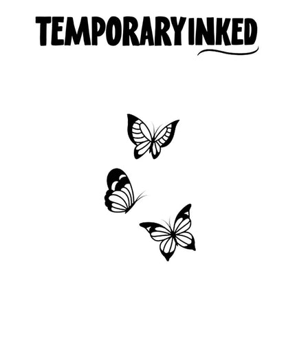 3 Butterflies Tattoo