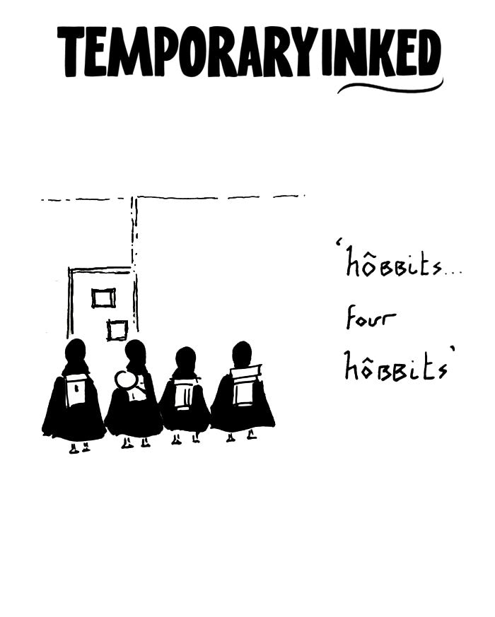 4 Hobbits Tattoo
