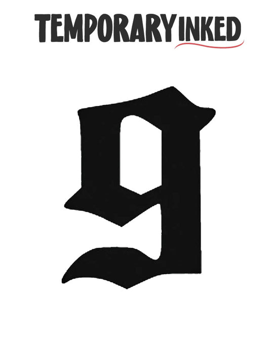 9 Number Temporary Tattoo by TemporaryInked.com | Create Your Own Number Tattoo