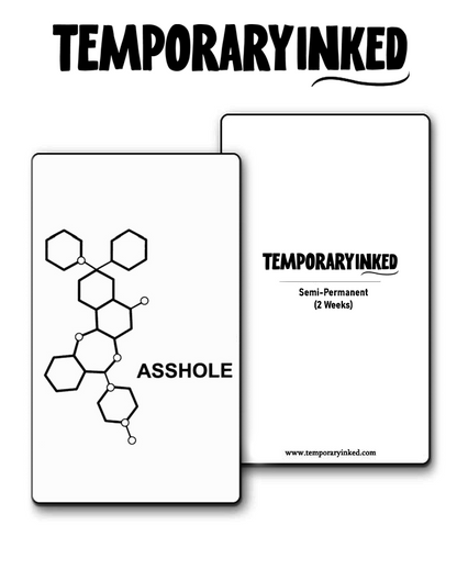 A-Hole Chemical Tattoo