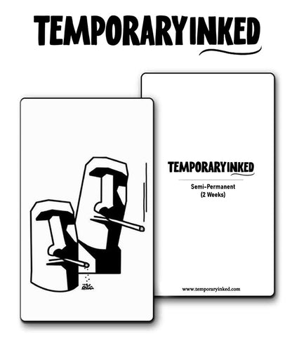 Abstract Smokers Tattoo