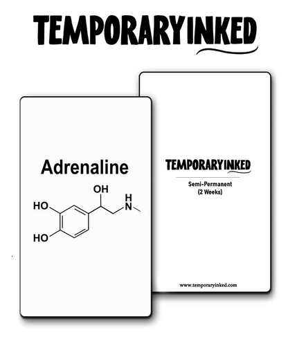 Adrenaline Chemical Tattoo