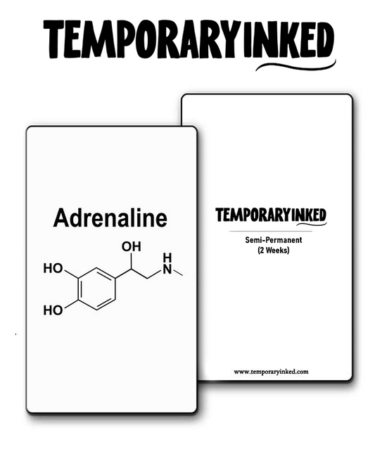 Adrenaline Chemical Tattoo