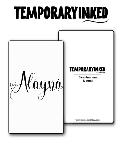 Alayna Name Tattoo
