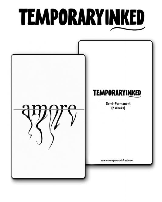 Amore Slashed Tattoo