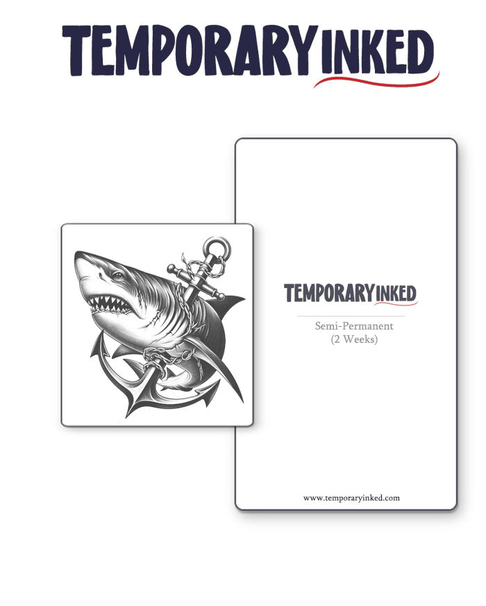 Anchor Shark Tattoo
