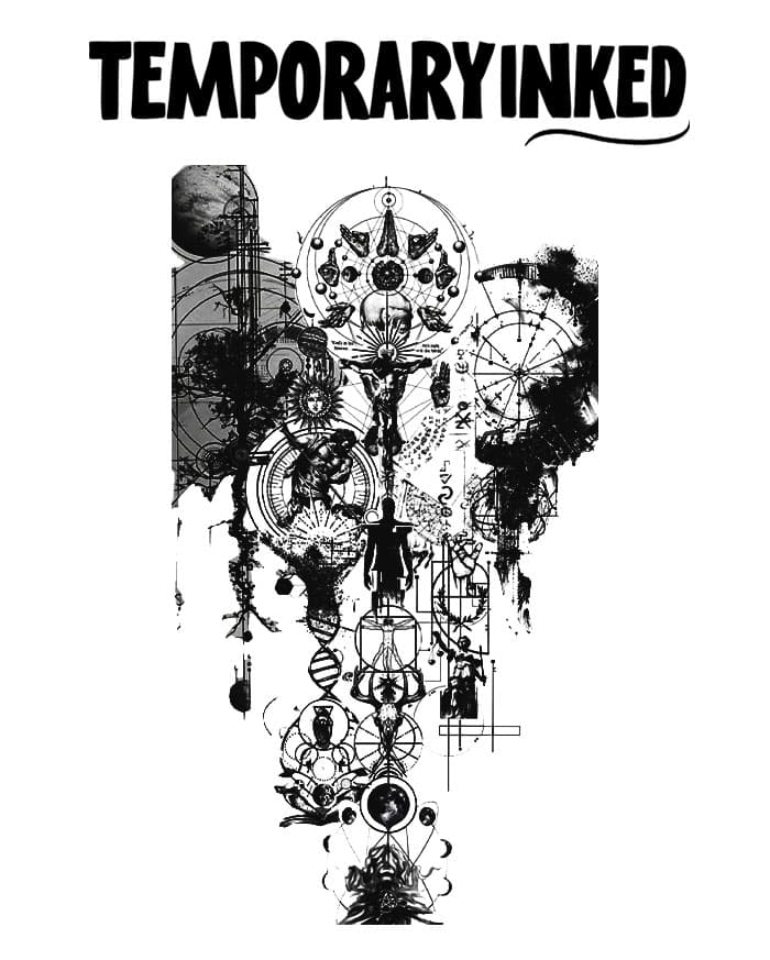 Arc of Creation XL Tattoo