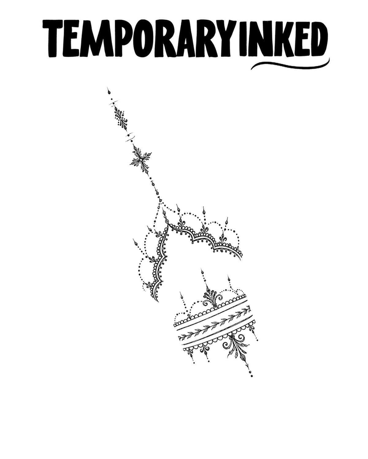 Arch and Tassle Tattoo