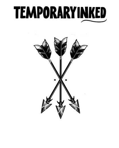 Arrow Trio (Medium) Tattoo