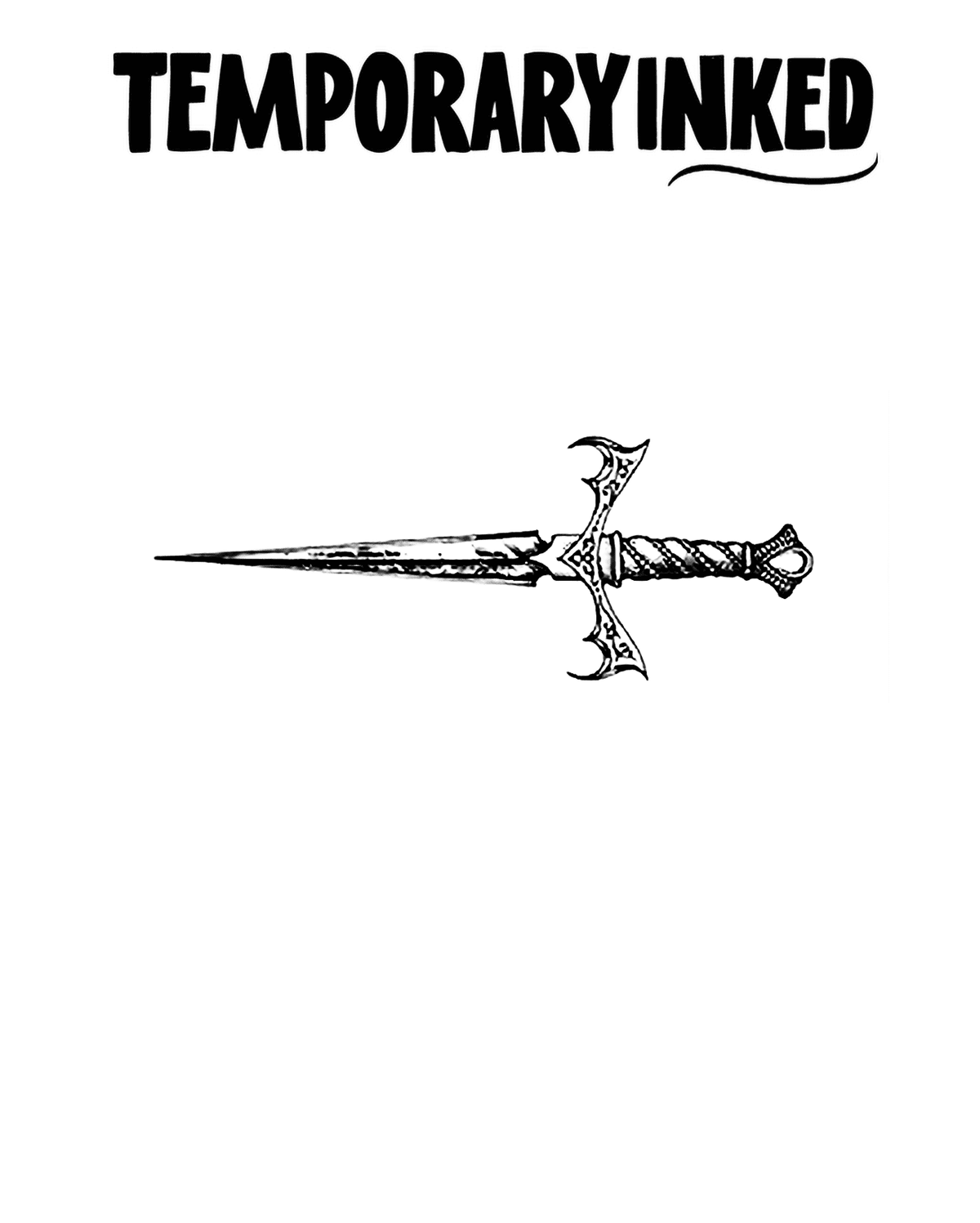 Assassin Dagger Tattoo