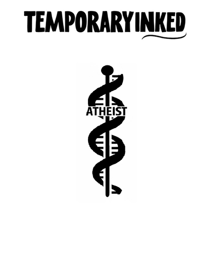 Atheist Helix Tattoo