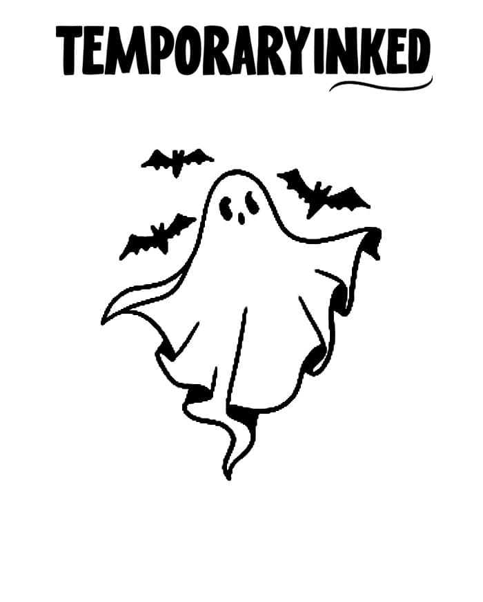 Batbound Ghost Tattoo