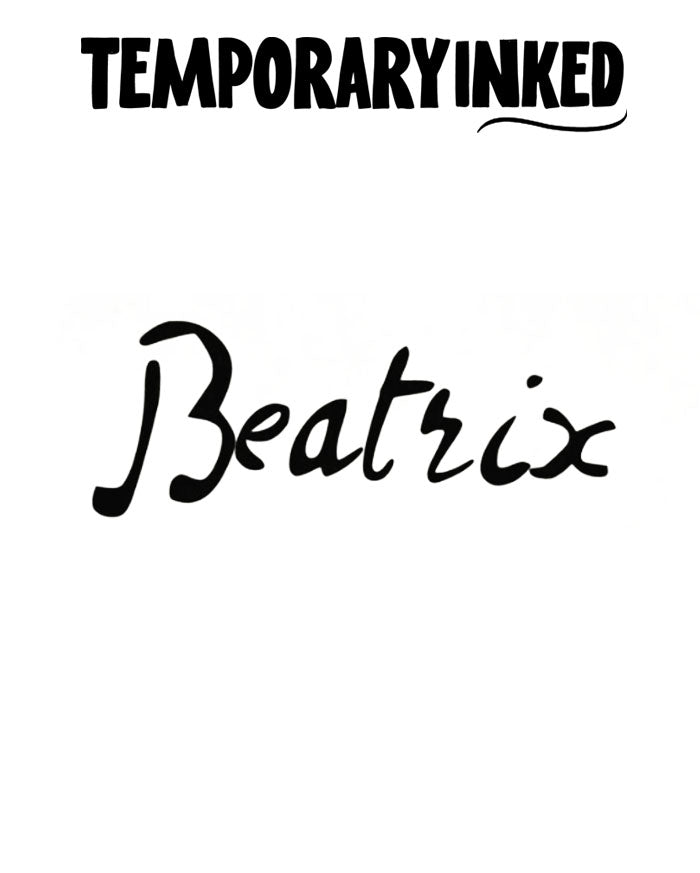 Beatrix Name Tattoo
