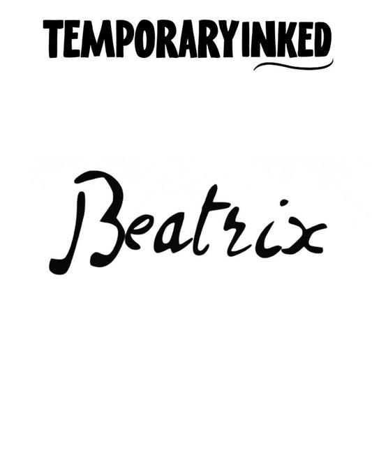 Beatrix Name Tattoo