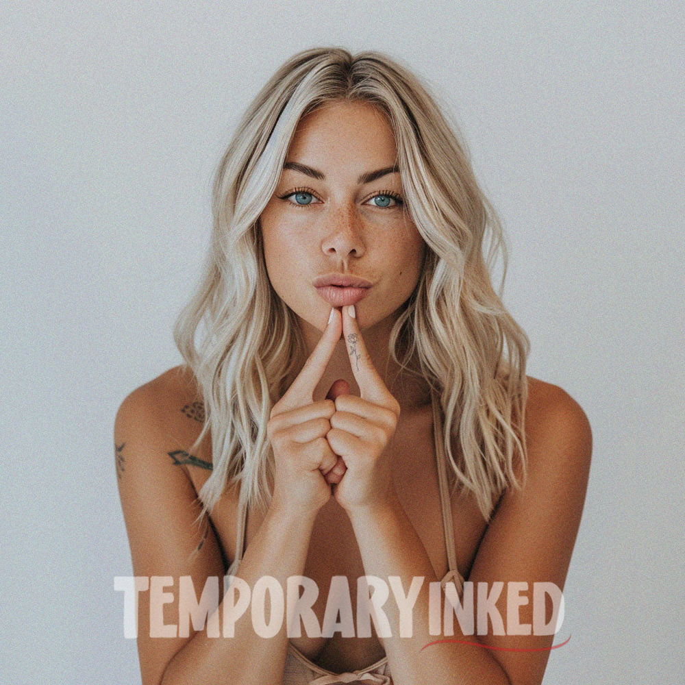 Before Semi-Permanent Tattoo Application