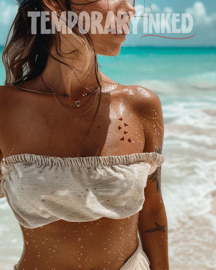 Minimal Birds Tattoo