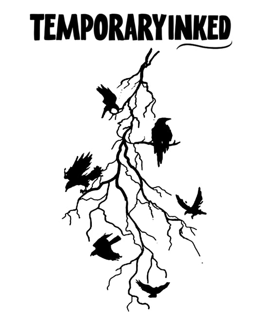Black Crows XL Tattoo