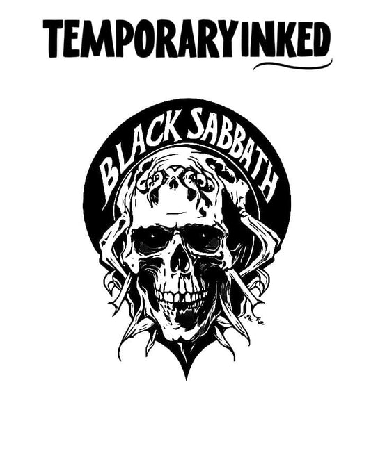 Black Sabbath Skull Tattoo