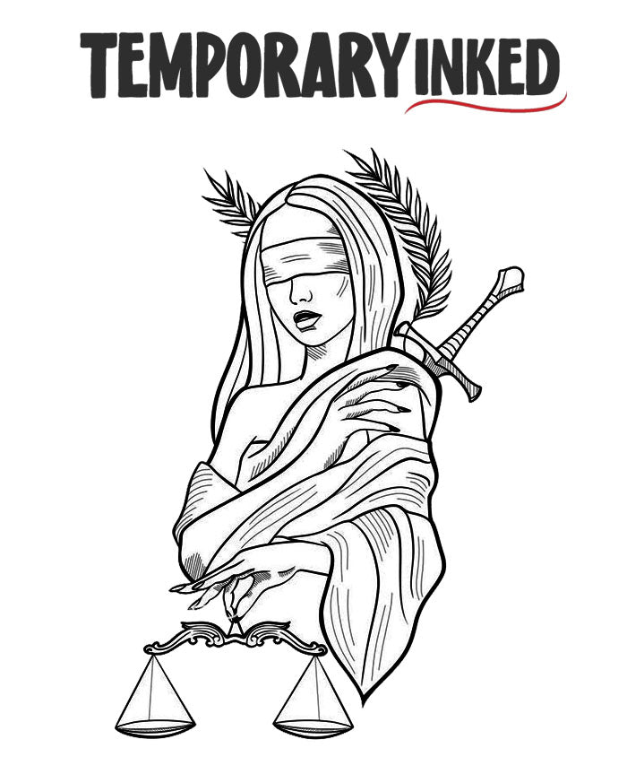 Blind Justice Tattoo