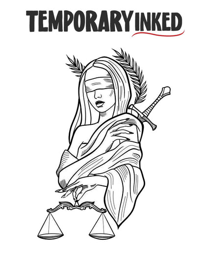 Blind Justice Tattoo