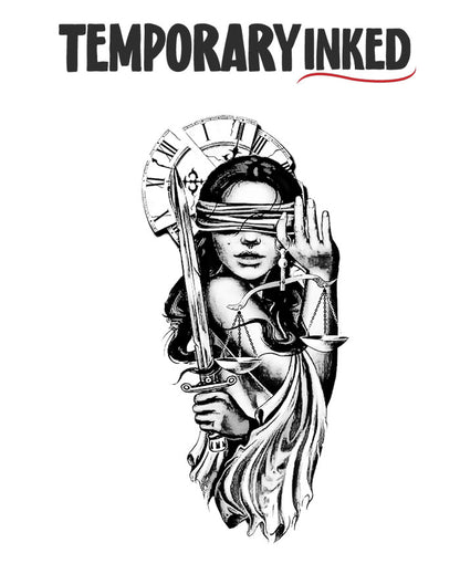 Blinded Truth Tenporary Tattoo | TemporaryInked.com