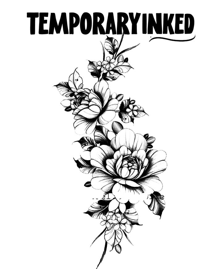 Bloom Cascade XL Tattoo