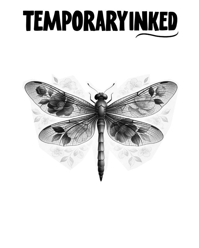 Bloomwing Dragonfly Tattoo