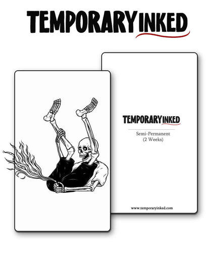 Burning Some Gas Tattoo