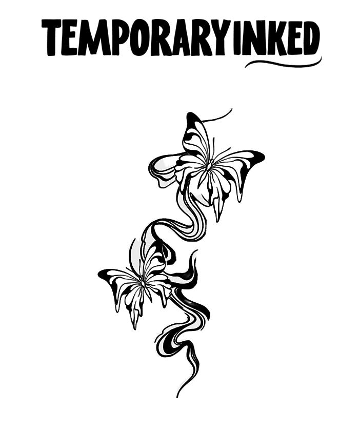 Butterfly Drift Tattoo