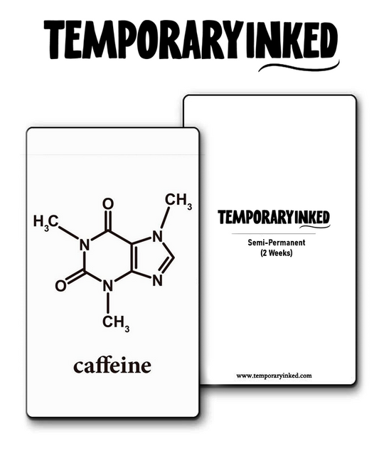 Caffeine Chemical Tattoo