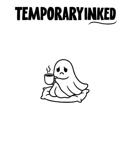 Caffeine & Ghosts Tattoo