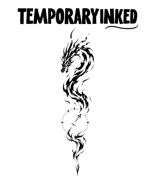 Celestial Archer Dragon Tattoo