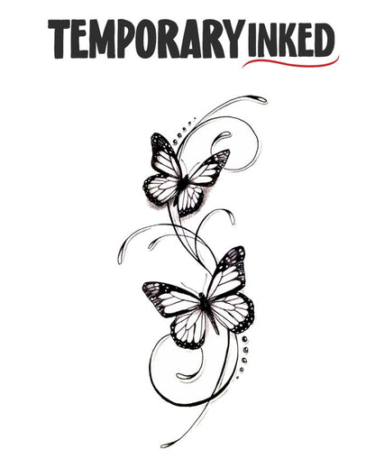 Celestial Butterflies Tattoo