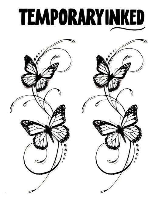 Celestial Butterflies Tattoo