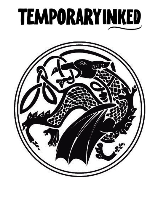 Celtic Dragon Emblem Tattoo