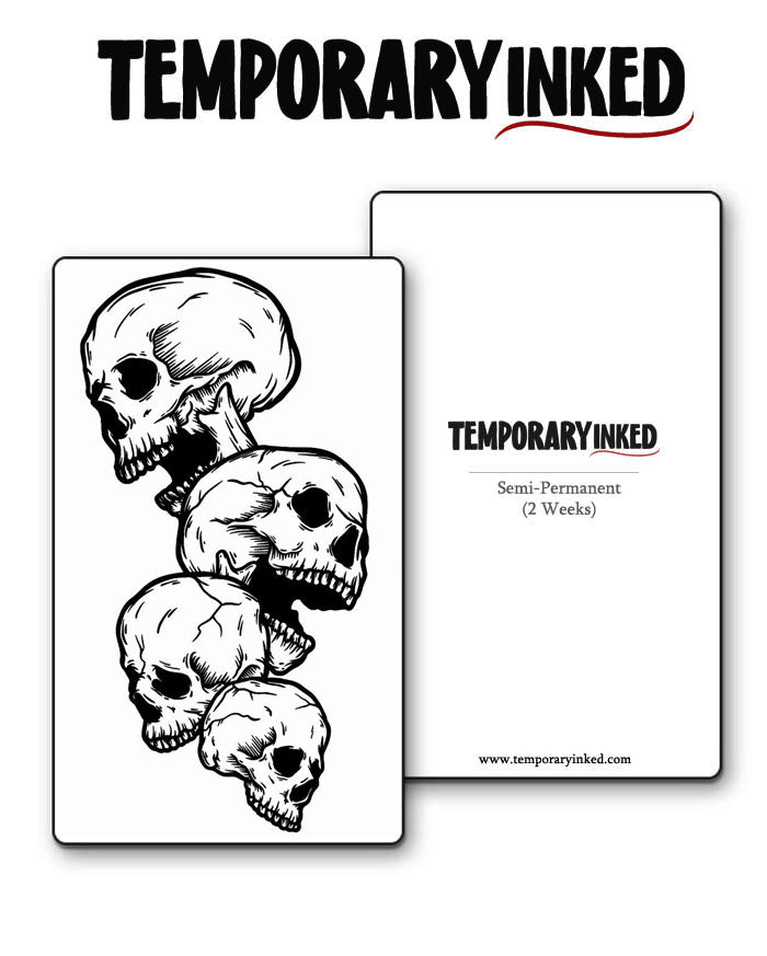 Chain Of Skulls Tattoo