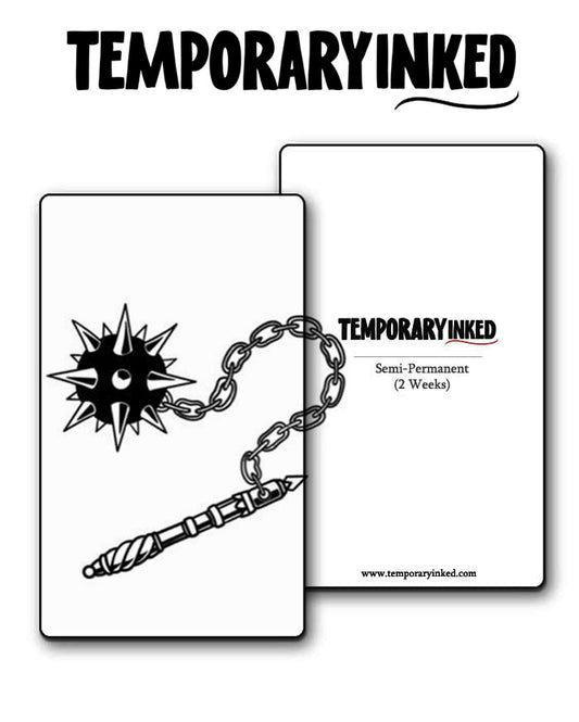 Chained Mace Tattoo