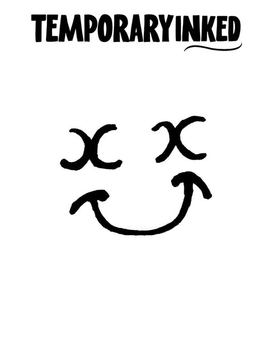 Cheeky Smiley Tattoo