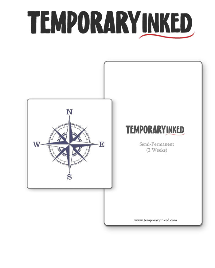 Classic Compass Tattoo