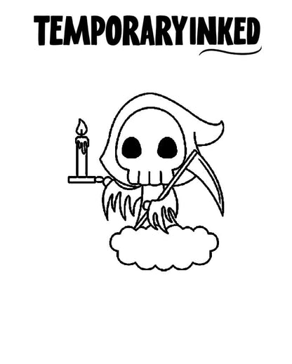 Cloud of Silent Reaper Tattoo