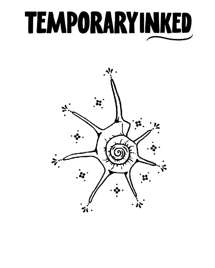 Cosmic Shell Small Tattoo