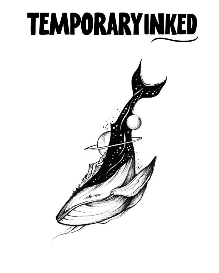 Cosmic Whale Tattoo