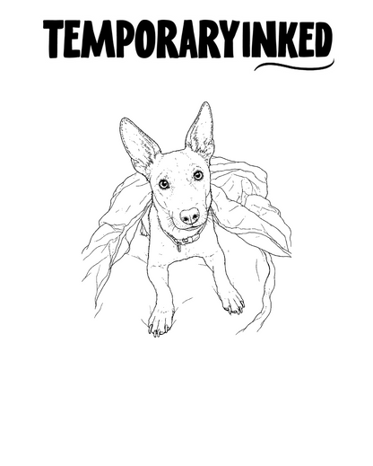 Cozy Pup Tattoo