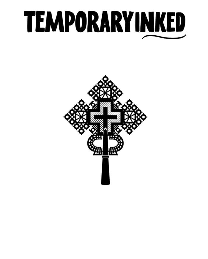 Cross Pattern Tattoo