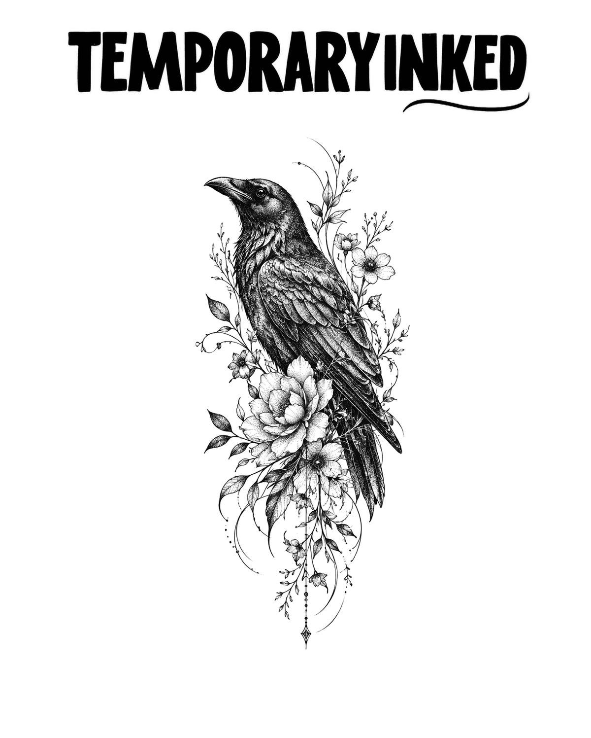 Crow Ornament Tattoo