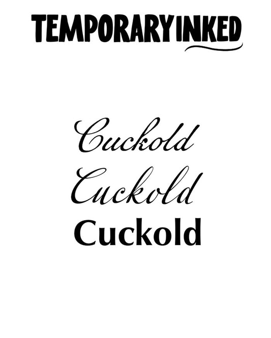 Cuckold Texts Tattoo