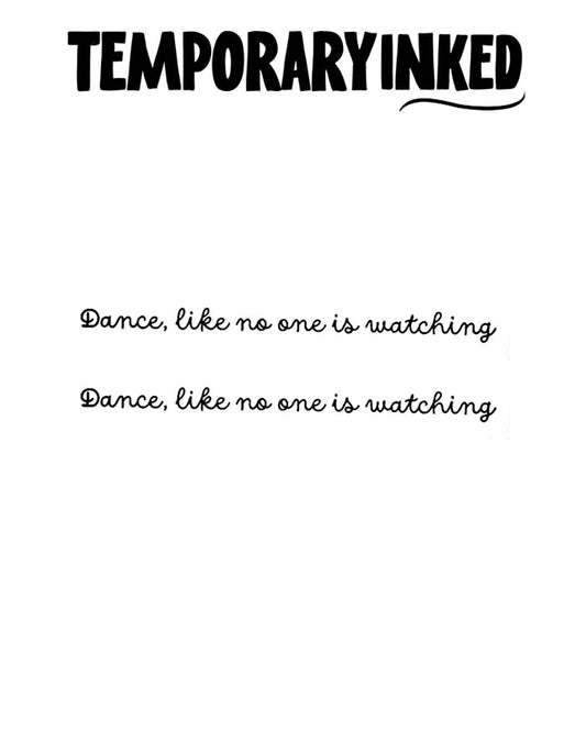 Dance Like No One Watching Small