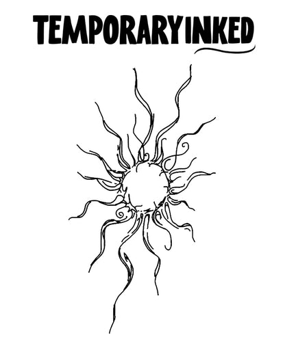 Dancing Sun XL Tattoo