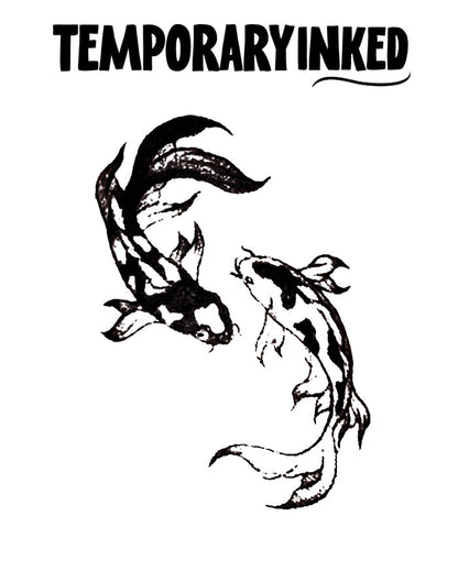 Dancing Koi Tattoo