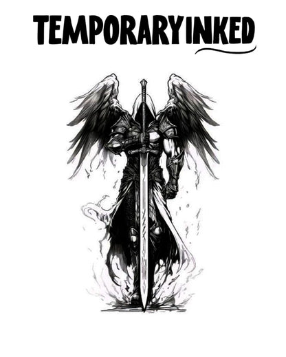 Dark Angel Warrior Tattoo